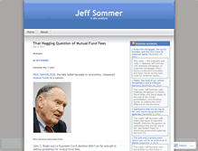 Tablet Screenshot of jeffsommer.wordpress.com