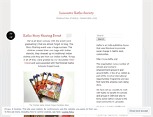 Tablet Screenshot of lancasterkathasociety.wordpress.com