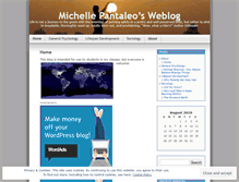 Tablet Screenshot of michellepantaleo.wordpress.com