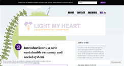 Desktop Screenshot of lightmyheart.wordpress.com