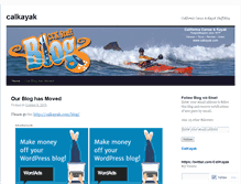Tablet Screenshot of calkayak.wordpress.com