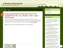 Tablet Screenshot of 2webmoviesdownload.wordpress.com