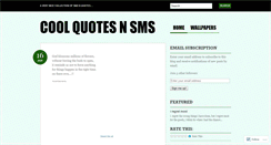 Desktop Screenshot of coolsmswallpapers.wordpress.com