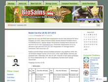 Tablet Screenshot of biosains08.wordpress.com