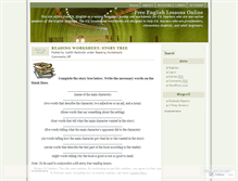 Tablet Screenshot of englishlessons4free.wordpress.com
