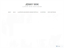 Tablet Screenshot of jennywiik.wordpress.com