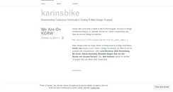 Desktop Screenshot of karinsbike.wordpress.com