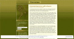 Desktop Screenshot of eduspire.wordpress.com
