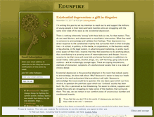 Tablet Screenshot of eduspire.wordpress.com