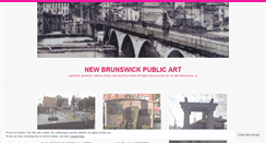 Desktop Screenshot of newbrunswickpublicart.wordpress.com