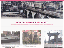 Tablet Screenshot of newbrunswickpublicart.wordpress.com