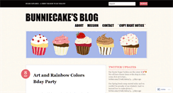 Desktop Screenshot of bunniecakes.wordpress.com