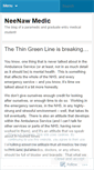 Mobile Screenshot of neenawmedic.wordpress.com