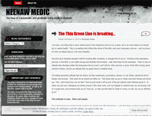 Tablet Screenshot of neenawmedic.wordpress.com