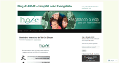 Desktop Screenshot of hospitaljoaoevangelista.wordpress.com