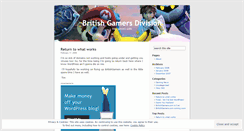 Desktop Screenshot of gamevine.wordpress.com