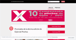 Desktop Screenshot of gijondepinchos.wordpress.com