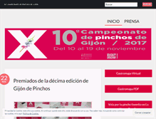 Tablet Screenshot of gijondepinchos.wordpress.com