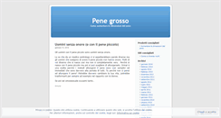 Desktop Screenshot of ilpenegrosso.wordpress.com
