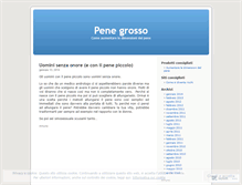 Tablet Screenshot of ilpenegrosso.wordpress.com