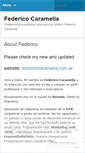 Mobile Screenshot of federicocaramella.wordpress.com