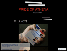 Tablet Screenshot of prideofathena.wordpress.com