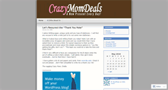 Desktop Screenshot of crazymomsblog.wordpress.com
