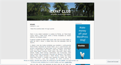 Desktop Screenshot of expatclub.wordpress.com