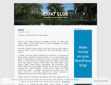 Tablet Screenshot of expatclub.wordpress.com