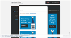Desktop Screenshot of lilaesthete.wordpress.com