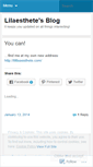 Mobile Screenshot of lilaesthete.wordpress.com
