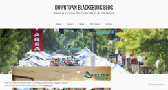 Desktop Screenshot of downtownblacksburg.wordpress.com