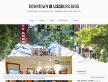 Tablet Screenshot of downtownblacksburg.wordpress.com