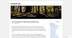 Desktop Screenshot of criminallaw64.wordpress.com