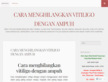 Tablet Screenshot of caramenghilangkanvitiligodenganampuh.wordpress.com