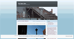 Desktop Screenshot of mysaintjohn.wordpress.com