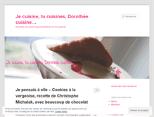 Tablet Screenshot of dorotheecuisine.wordpress.com