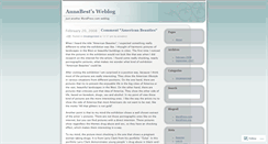 Desktop Screenshot of annabest.wordpress.com