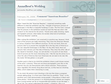 Tablet Screenshot of annabest.wordpress.com