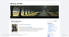 Desktop Screenshot of darrylmcclain.wordpress.com
