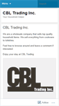 Mobile Screenshot of cbltradinginc.wordpress.com