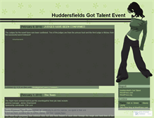 Tablet Screenshot of huddstalent.wordpress.com