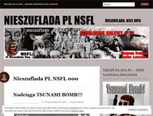 Tablet Screenshot of nieszufladaa.wordpress.com