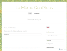 Tablet Screenshot of lamomequatsousboutique.wordpress.com