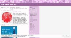 Desktop Screenshot of experimentalmusiclove.wordpress.com