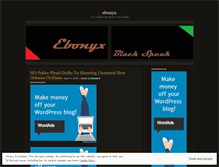 Tablet Screenshot of ebonyx2009.wordpress.com