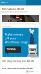 Mobile Screenshot of cinnamonhotel.wordpress.com