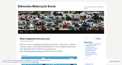 Desktop Screenshot of edmontonmotorcycle.wordpress.com