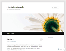 Tablet Screenshot of christainoutreach.wordpress.com