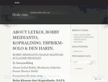 Tablet Screenshot of h0le0ne.wordpress.com